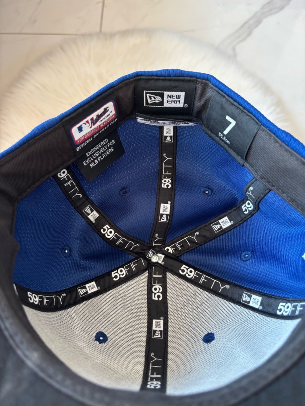 New Era Royal Blue Toronto Jays 59FIFTY Fitted Cap MLB - Picture 8 of 9